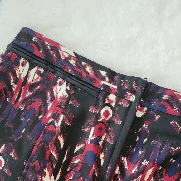 H&M Casual Women's Mini Skirt NEW Size 10 Black Red Blue - Picture 4 of 8